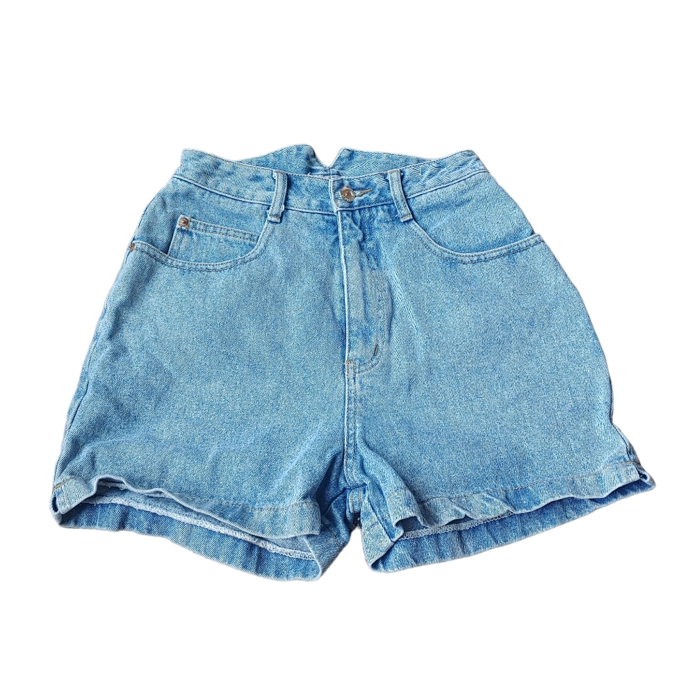 Vintage 90s Carolina Blues Mom High Rise Denim Shorts Size 2/XS